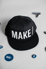 Load image into Gallery viewer, MAKE/ Embroidered Fitted Cap
