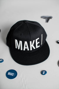 MAKE/ Embroidered Fitted Cap